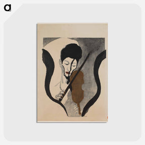 アートポストカード-Impression of a Violinist
 - セントルイス美術館 Postcard.