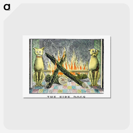 アートポストカード-Fire Dogs
 - 大英図書館 Postcard.