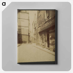 アートパネル-Rue des Prêtres Saint-Severin
 - ウジェーヌ アジェ Canvas.