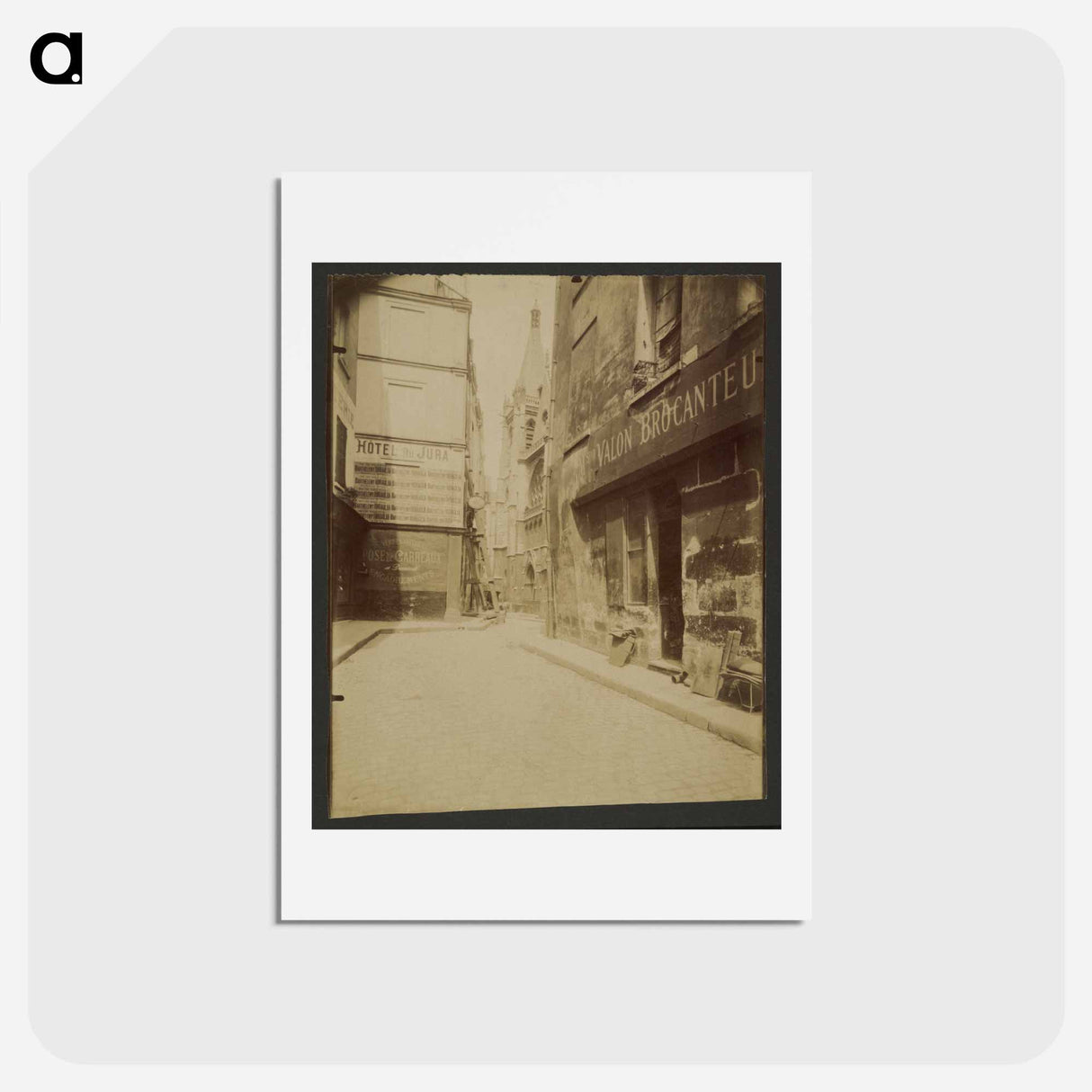 アートポストカード-Rue des Prêtres Saint-Severin
 - ウジェーヌ アジェ Postcard.