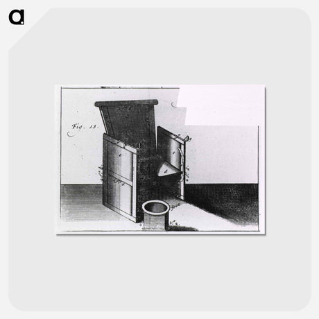 アートポストカード-Birthing Chair Illustration
 - 国立医学図書館 Postcard.