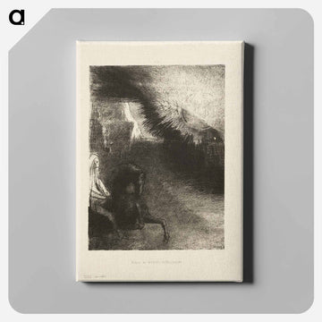 Pilgrim of the Sublunary World - オディロン ルドン Canvas.