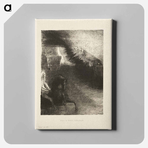 Pilgrim of the Sublunary World - オディロン ルドン Canvas.