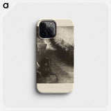 Pilgrim of the Sublunary World - Odilon Redon Phone Case.