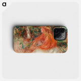 Seated Woman - Pierre Auguste Renoir Phone Case.