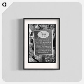 アートポスター-Sign, Woodstock, Vermont
 - ラッセル リー Poster.