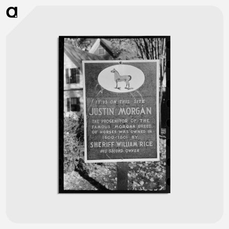 アートポストカード-Sign, Woodstock, Vermont
 - ラッセル リー Postcard.