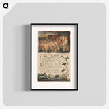 アートポスター-The Clod & the Pebble - ウィリアム ブレイク Poster.