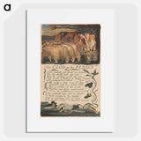 アートポスター-The Clod & the Pebble - ウィリアム ブレイク Poster.