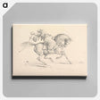 アートパネル-Wounded Turkish Cavalryman in Danger of Failling From His Horse
 - イェール大学アートギャラリー Canvas.