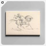 アートパネル-Wounded Turkish Cavalryman in Danger of Failling From His Horse
 - イェール大学アートギャラリー Canvas.