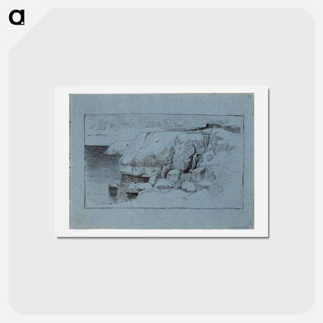 アートポストカード-(unknown)part of a sketchbook - アルバート エーデルフェルト Postcard.