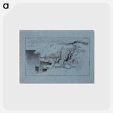 アートポストカード-(unknown)part of a sketchbook - アルバート エーデルフェルト Postcard.