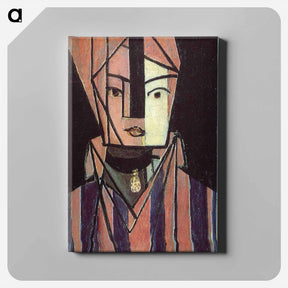 アートパネル-White and Pink Head - アンリ マティス Canvas.