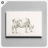 アートパネル-Standing cow - ジャン ベルナール Canvas.