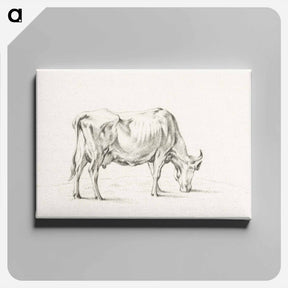 アートパネル-Standing cow - ジャン ベルナール Canvas.