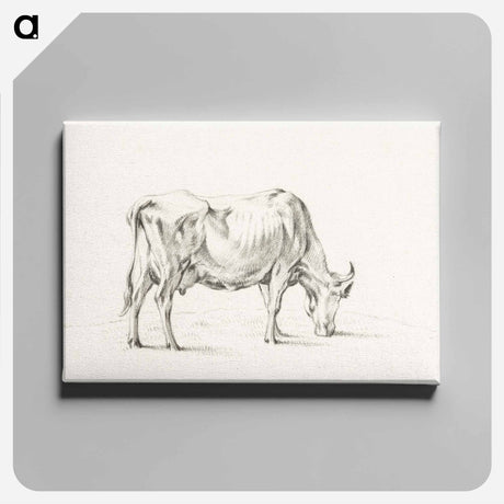 アートパネル-Standing cow - ジャン ベルナール Canvas.