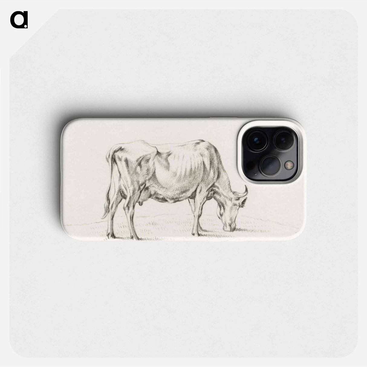 Standing cow - ジャン ベルナール Phone Case.