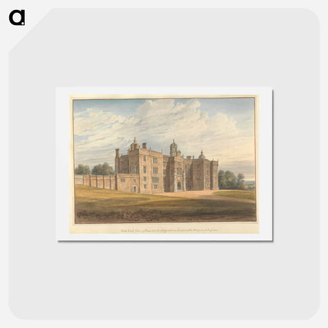 アートポストカード-North East View of Beaudesert, Staffordshire; the Seat of the Marquis of Anglesea
 - イェール大学アートギャラリー Postcard.