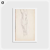 アートポストカード-(unknown)part of a sketchbook - アルバート エーデルフェルト Postcard.