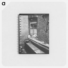 アートメモ帳-One of the rear windows, tenement dwelling of Mr. and Mrs. Jacob Solomon - ドロテア ラング Memo.