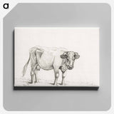 アートパネル-Standing cow - ジャン ベルナール Canvas.