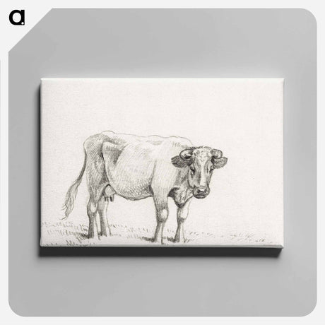 アートパネル-Standing cow - ジャン ベルナール Canvas.