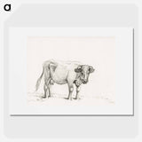 Standing cow - ジャン ベルナール Poster.