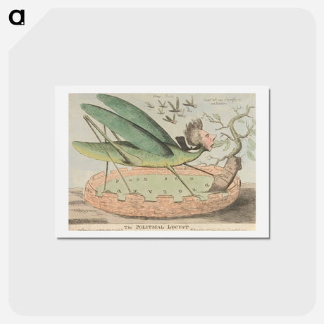 アートポストカード-The Political Locust
 - イェール大学アートギャラリー Postcard.