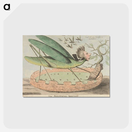 アートポストカード-The Political Locust
 - イェール大学アートギャラリー Postcard.