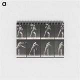 アートメモ帳-Man Throwing a Boulder
 - エドワード マイブリッジ Memo.