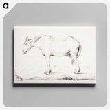 アートパネル-Standing horse - ジャン ベルナール Canvas.