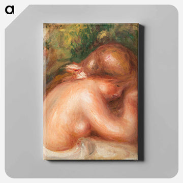 Nude Torso of Young Girl - ピエール オーギュスト ルノワール Canvas.
