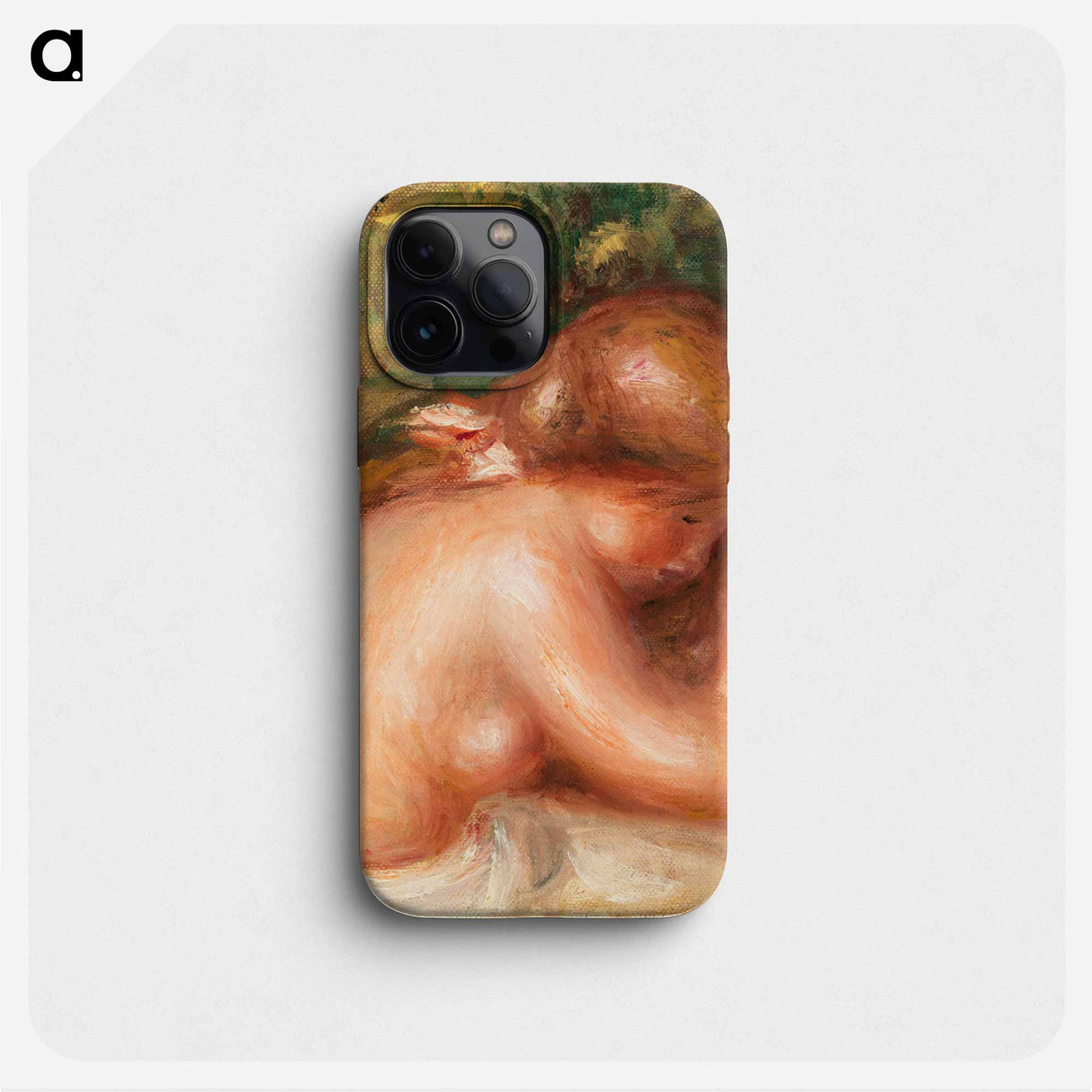 Nude Torso of Young Girl - ピエール オーギュスト ルノワール Phone Case.