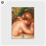 アートポストカード-Nude Torso of Young Girl - ピエール オーギュスト ルノワール Postcard.