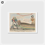 アートポストカード-The Gallant Nelson Bringing Home Two Uncommon Fierce French Crocodiles from the Nile as a Present to the King
 - イェール大学アートギャラリー Postcard.