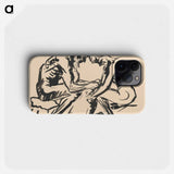 Two seated men - アーノルド ピーター ワイズ クビンチャン Phone Case.