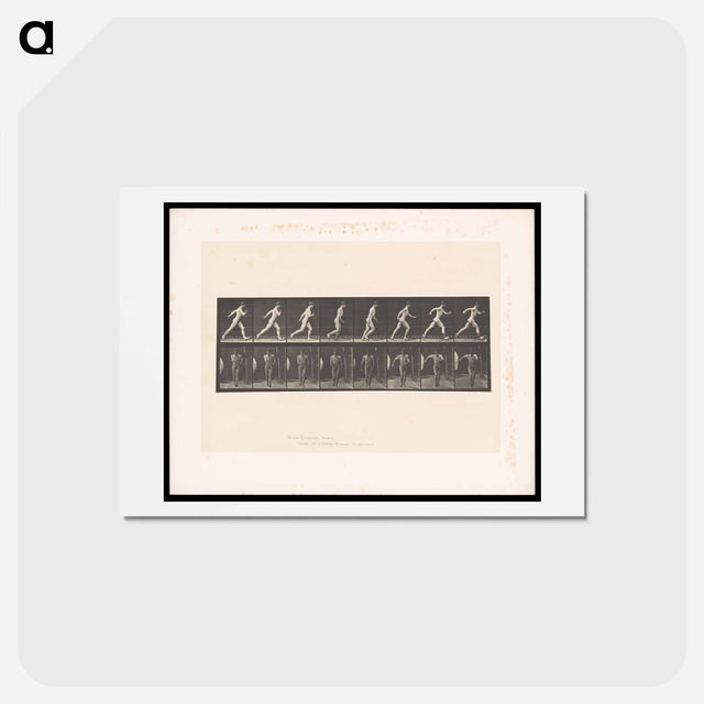 アートポストカード-Naked Man Walking
 - エドワード マイブリッジ Postcard.