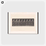 アートポストカード-Naked Man Walking
 - エドワード マイブリッジ Postcard.