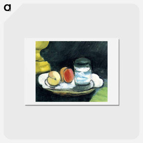 アートポストカード-Still Life, Peaches and Glass - アンリ マティス Postcard.