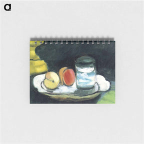 アートメモ帳-Still Life, Peaches and Glass - アンリ マティス Memo.