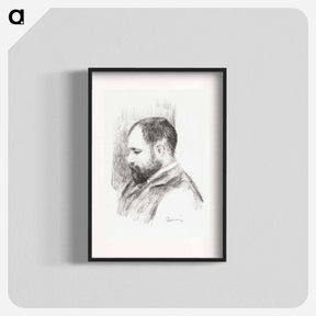 アートポスター-Portrait of Ambroise Vollard - ピエール オーギュスト ルノワール Poster.