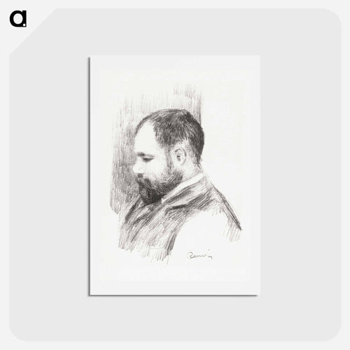 Portrait of Ambroise Vollard - ピエール オーギュスト ルノワール Postcard.