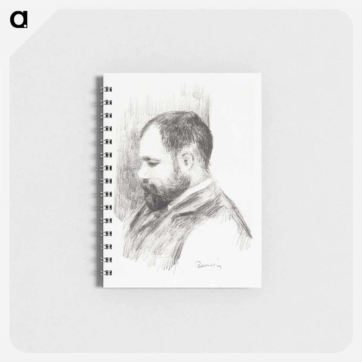 Portrait of Ambroise Vollard - ピエール オーギュスト ルノワール Memo.