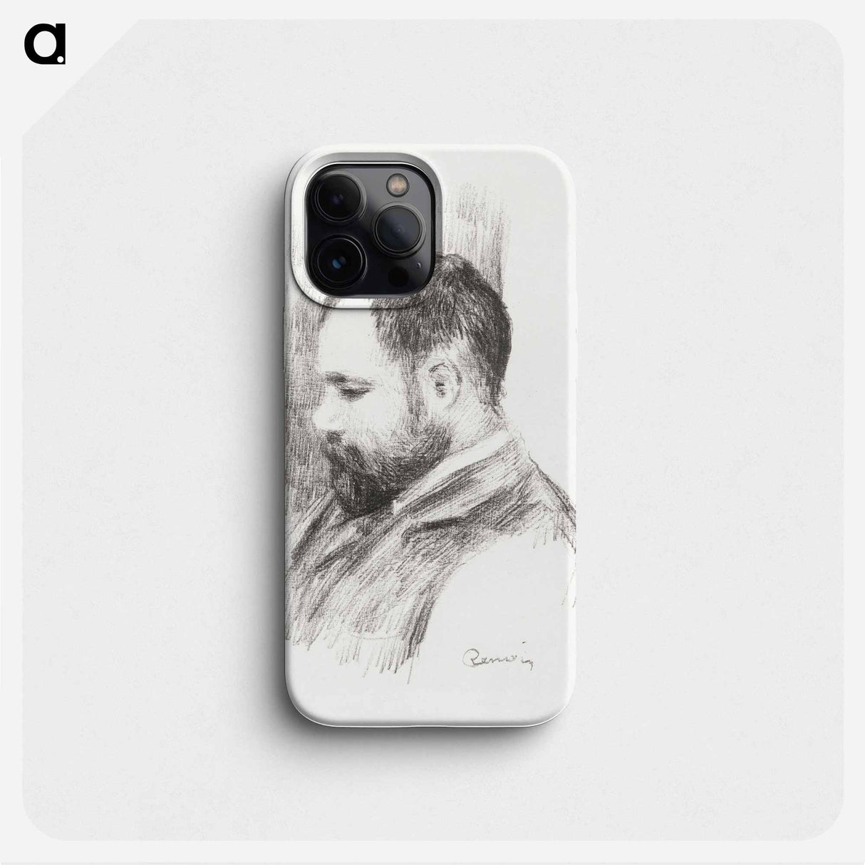 Portrait of Ambroise Vollard - Pierre Auguste Renoir Phone Case.