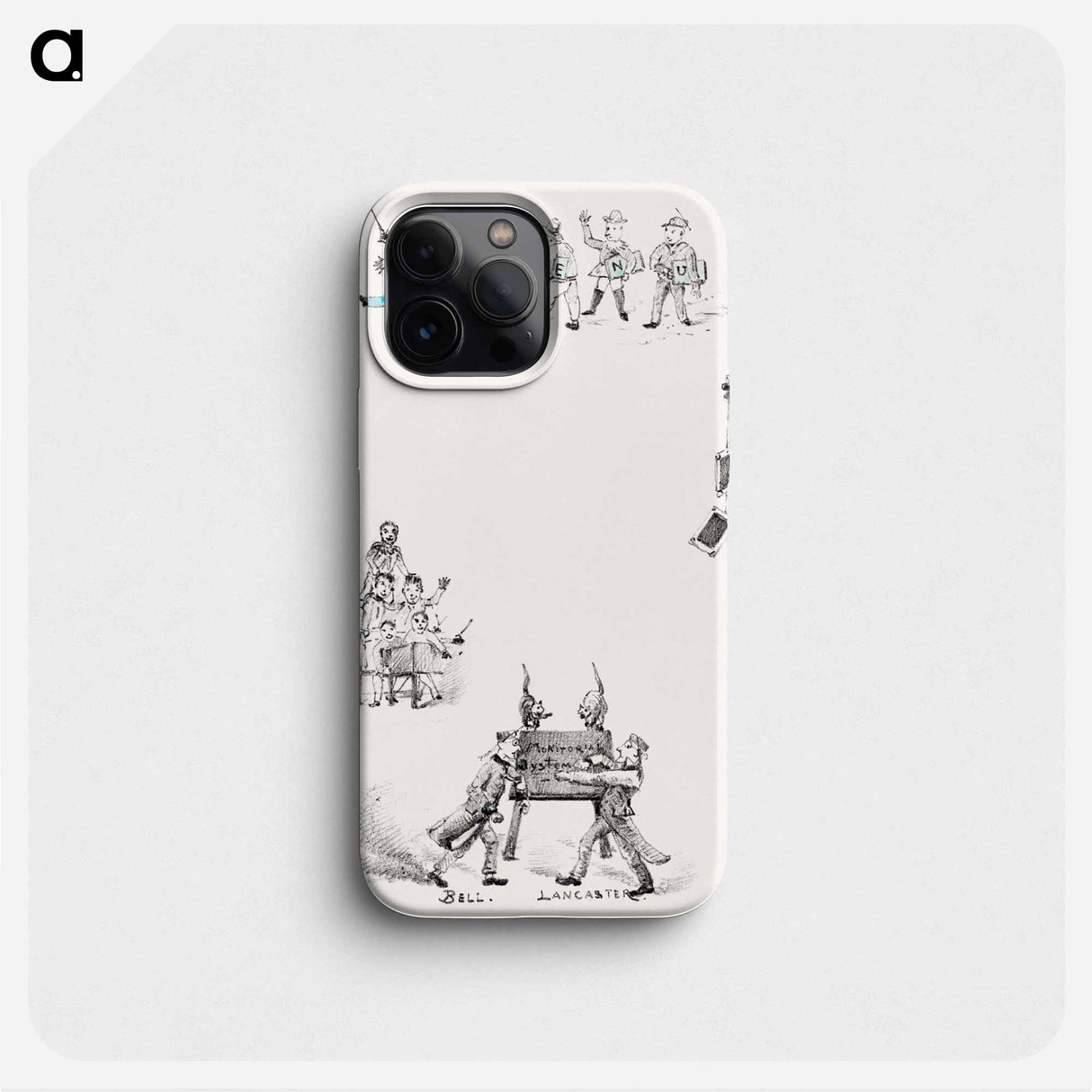 Menukaart met onderwijzers en leerlingen - テオ ヴァン ホイテマ Phone Case.