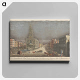 アートパネル-A View of Somerset House with St. Mary's Church in the Strand London
 - イェール大学アートギャラリー Canvas.