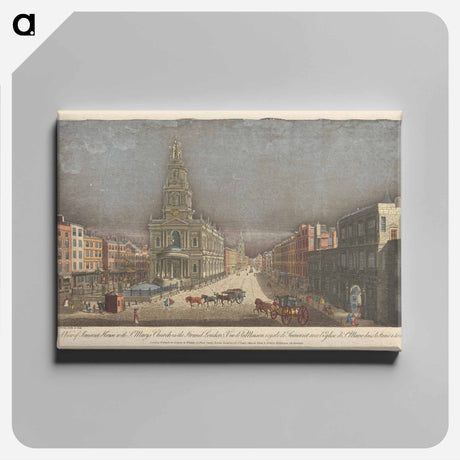 アートパネル-A View of Somerset House with St. Mary's Church in the Strand London
 - イェール大学アートギャラリー Canvas.