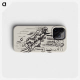 Seated male figure - アーノルド ピーター ワイズ クビンチャン Phone Case.