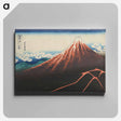 アートパネル-Rainstorm beneath the Summit - 葛飾 北斎 Canvas.